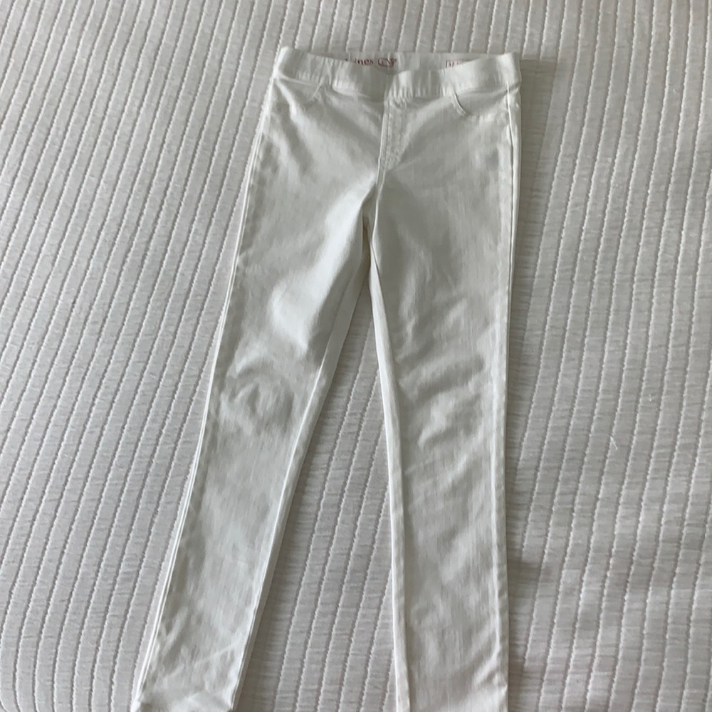 Girls vineyard vines size 12 white jean leggings